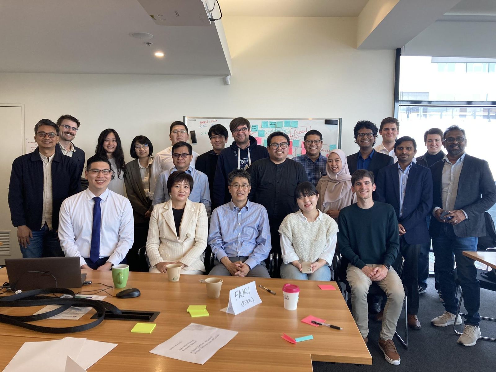 Group photo of the first Asia PMO networking workshop, University of Melbourne, November 2023